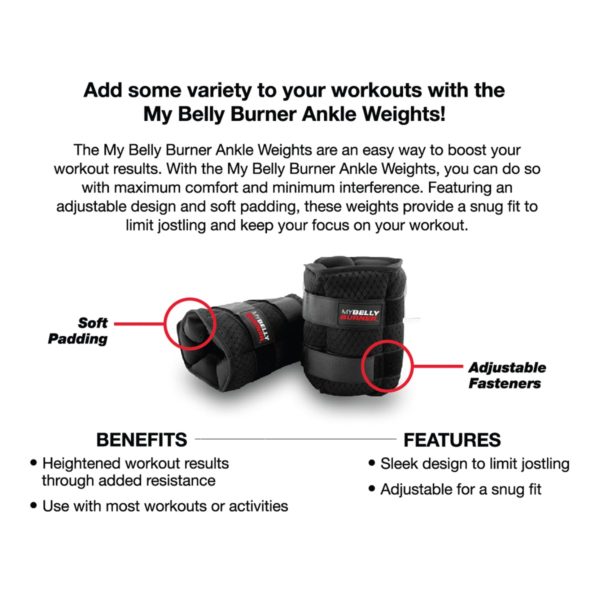 My Belly Burner Ankle Weight Features